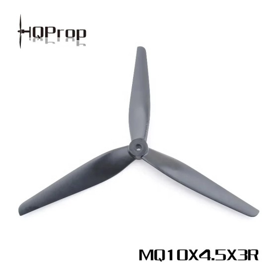 Hot Sale HQ MacroQuad Prop 10X4.5X3R(CW) Black-Glass Fiber Reinforced Nylon 10 Inch for RC FPV Racing Freestyle Drones DIY Parts